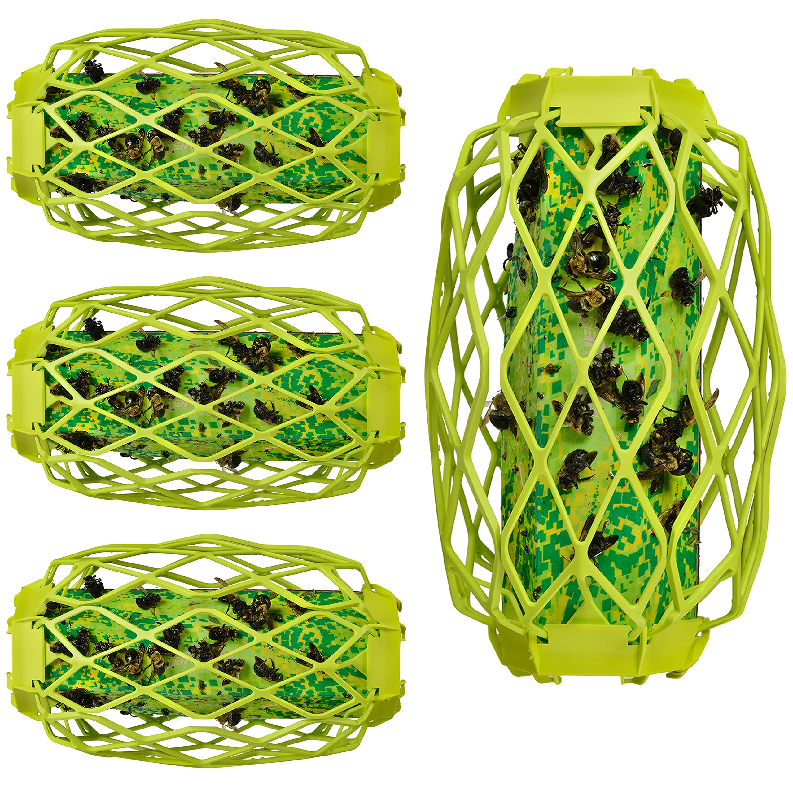 RESCUE! Carpenter Bee TrapStik attracts carpenter bees with VisiLure colors to prevent nesting