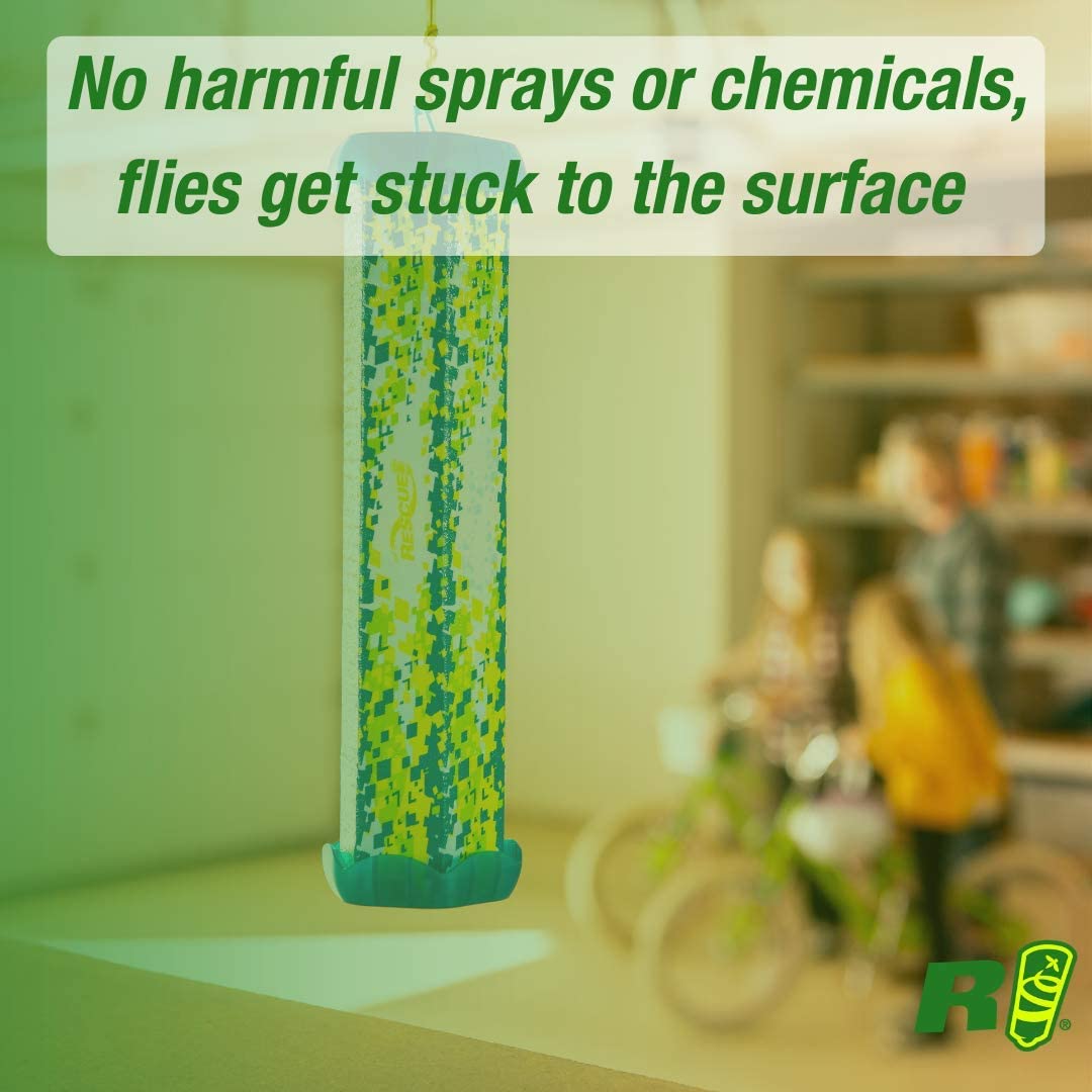 RESCUE! Fly TrapStik in use near kitchen to reduce indoor pests.