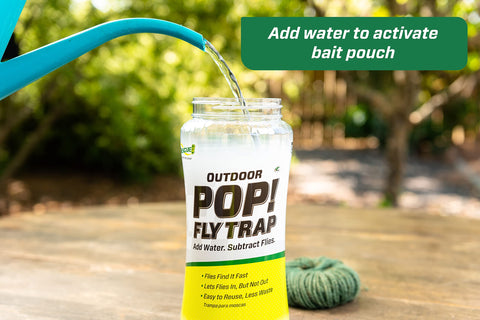 RESCUE! POP! Fly Trap three-pack packaging emphasizes convenience for multiple spaces.