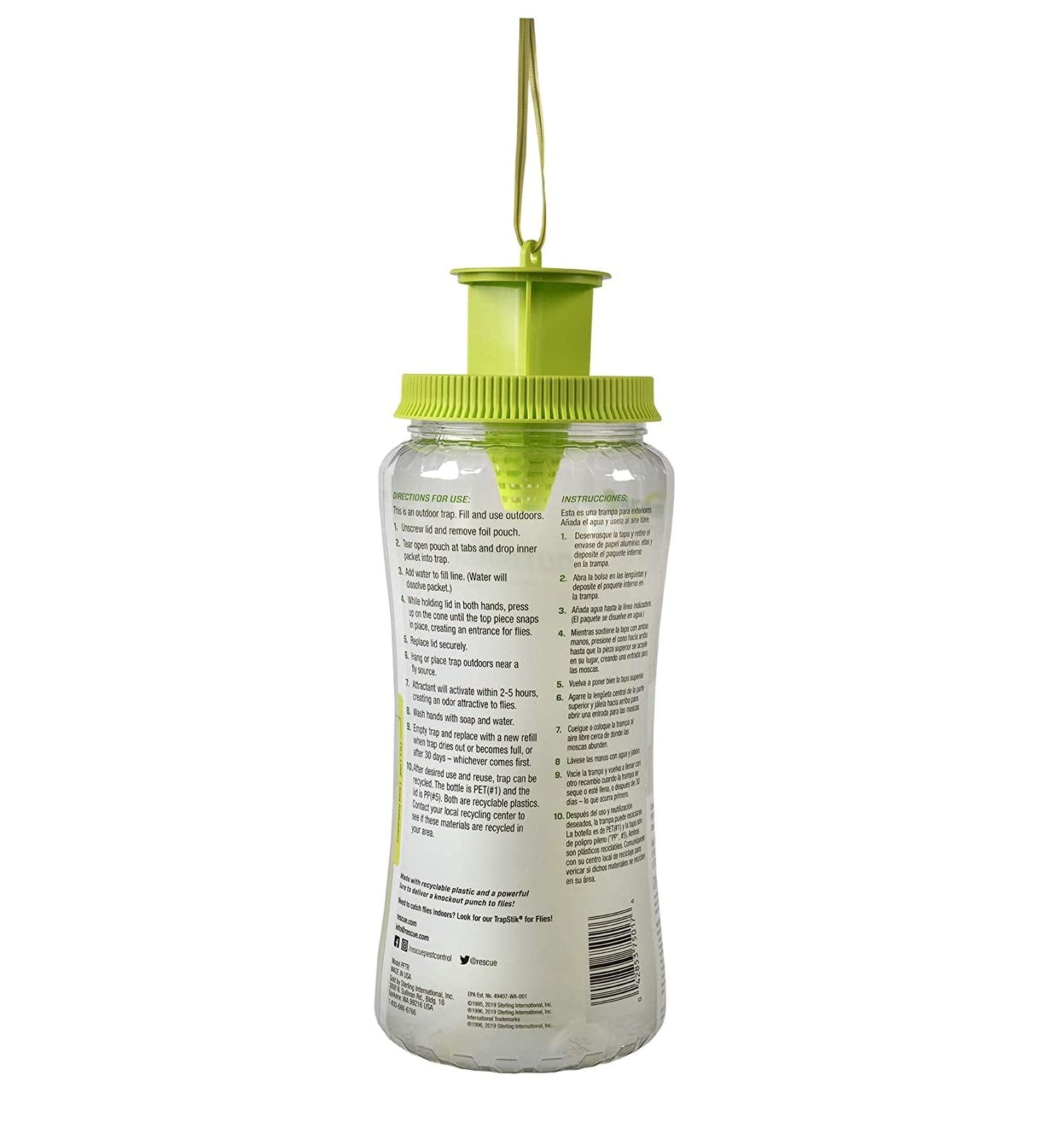 Recycle-ready packaging and components for RESCUE! POP! after reuse.