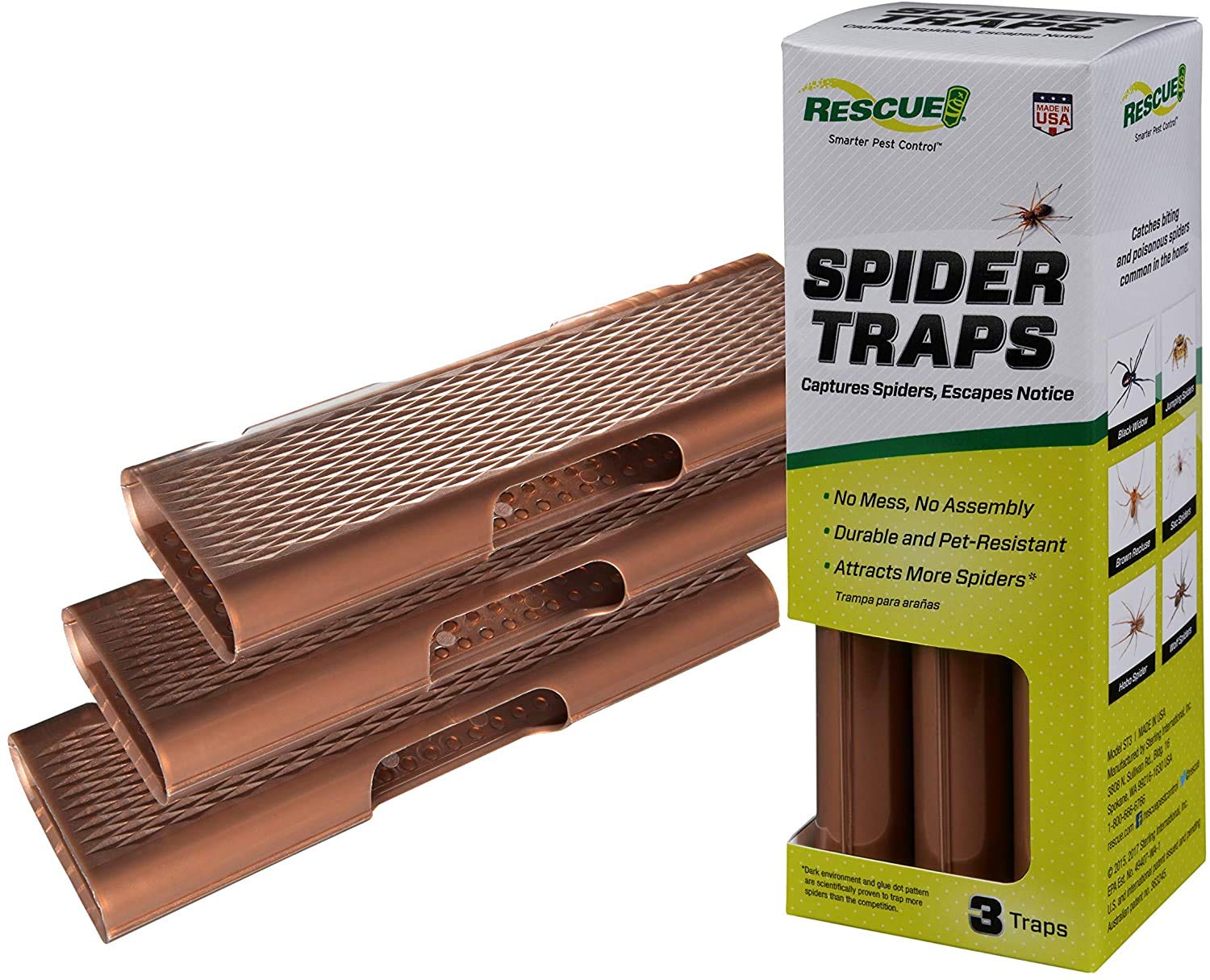 RESCUE! Spider Trap side view highlights compact design blending with décor