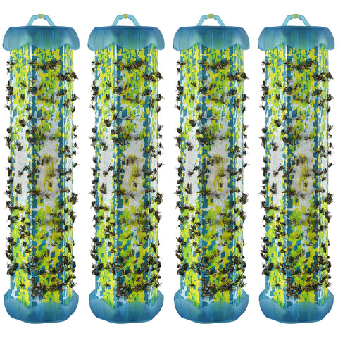 RESCUE! TrapStik hanging indoors captures flies with odor-free trapping.