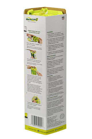 RESCUE! VisiLure TrapStik uses odor-free lure with no sprays.