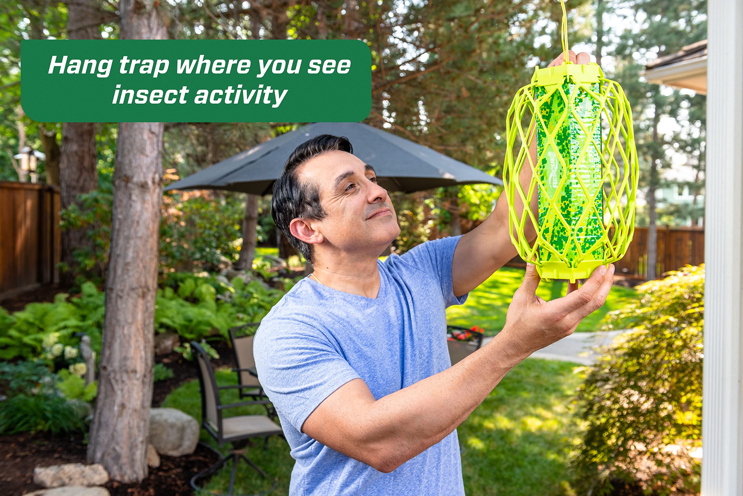RESCUE! Visilure TrapStik outdoor-use pest trap for yards