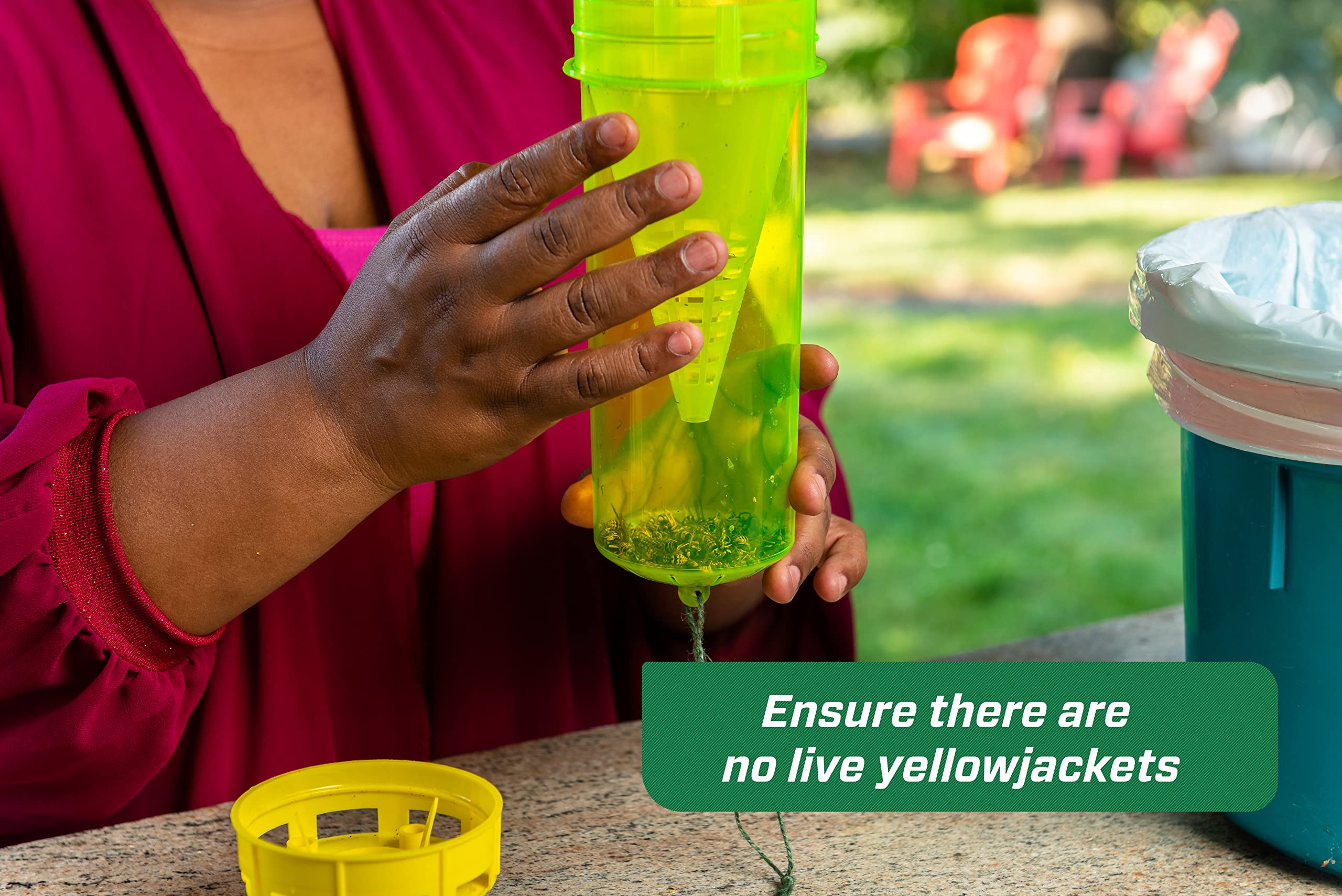 Made in the USA—RESCUE! Yellowjacket attractant quality.