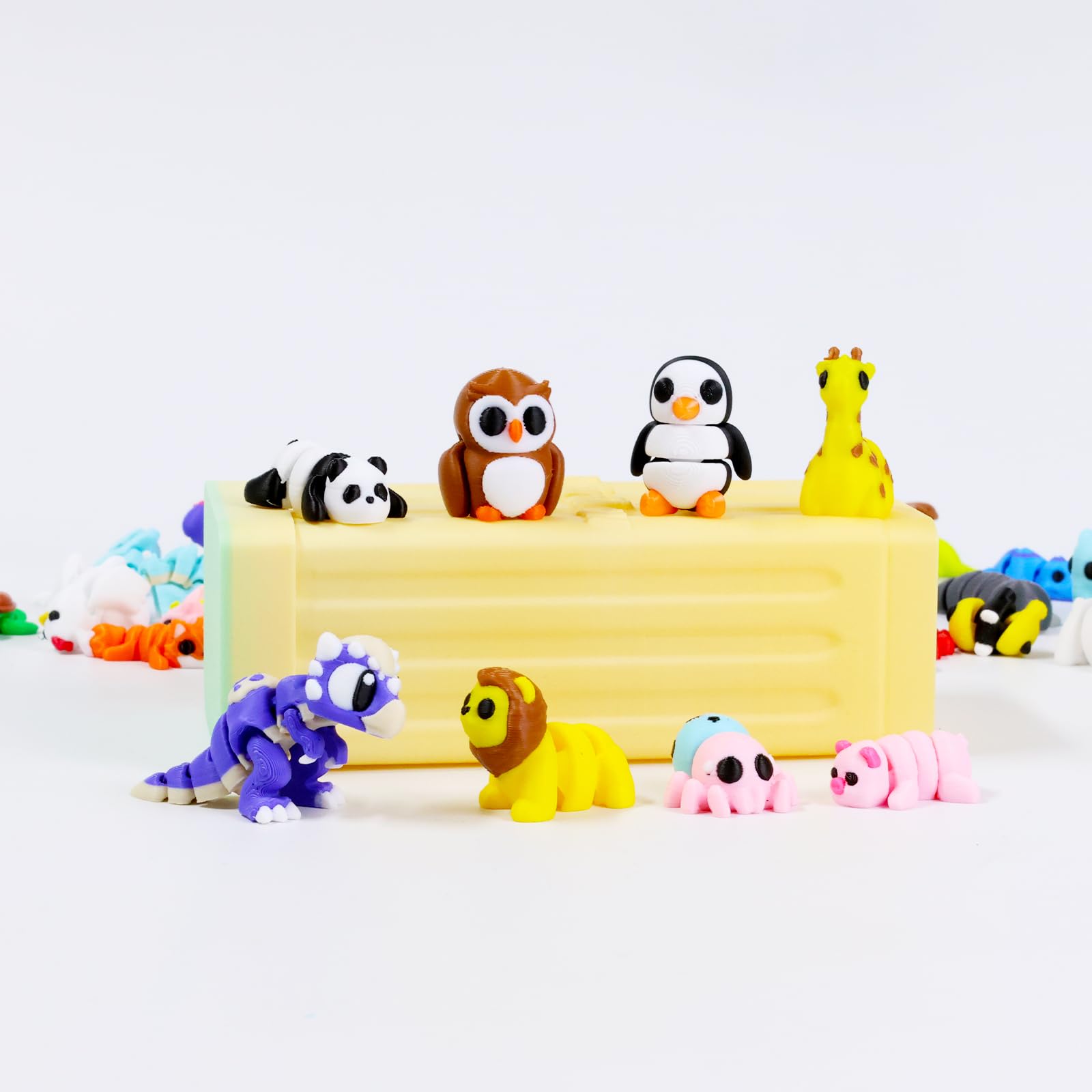 ResinGlow storage box keeps all mini animals organized and easy to transport