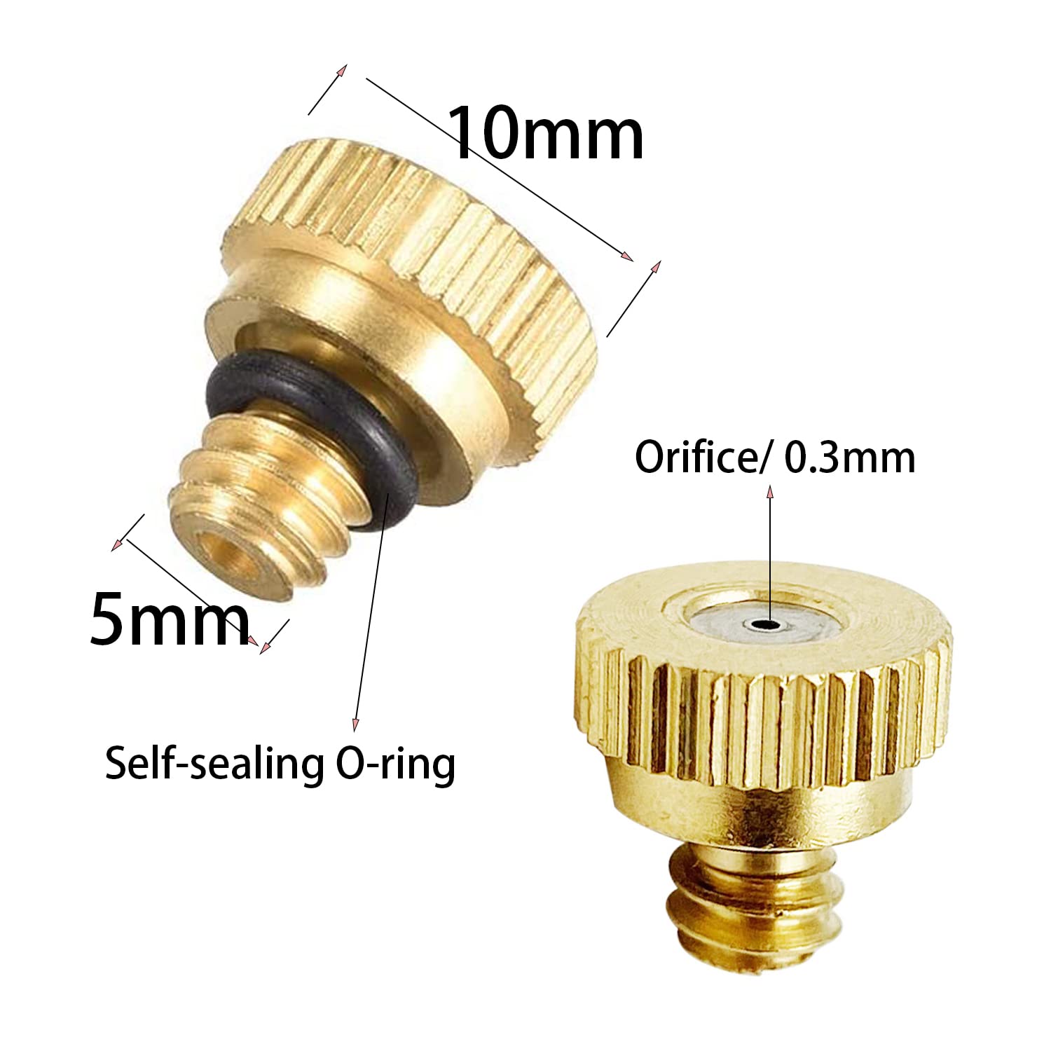 RESNSTAR 20-pack image indicating value-packed misting solution for gardens and patios