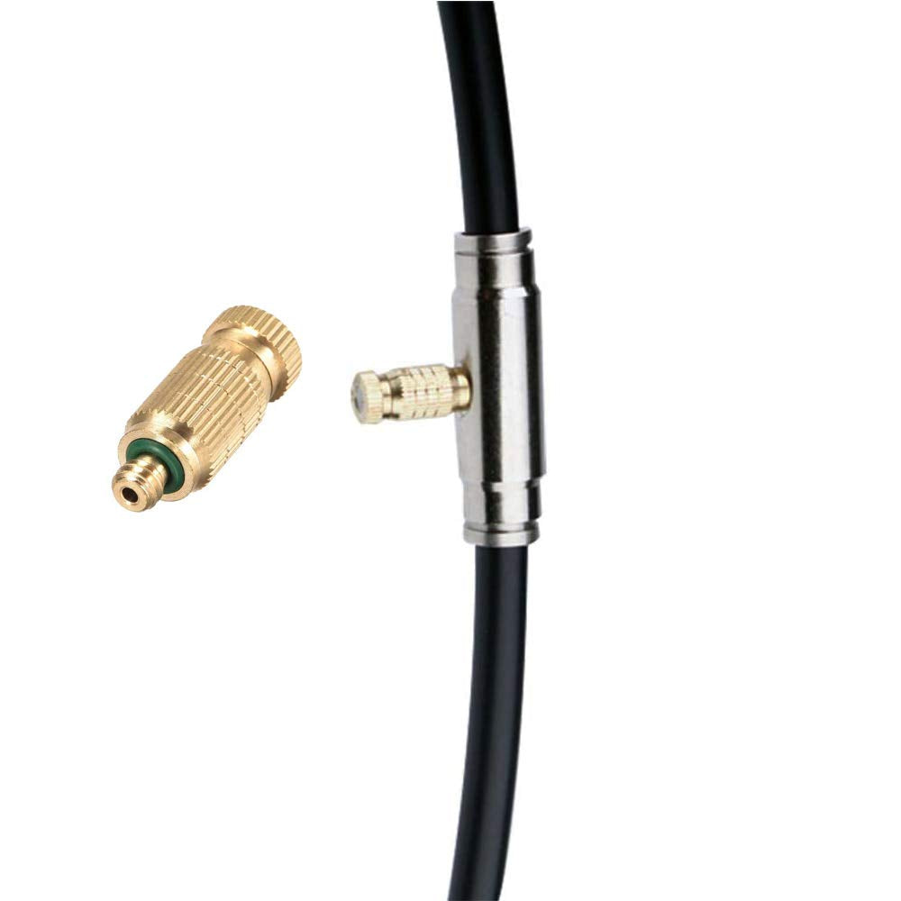 RESNSTAR misting nozzle threads fit 10/24 UNC components for versatile installation.