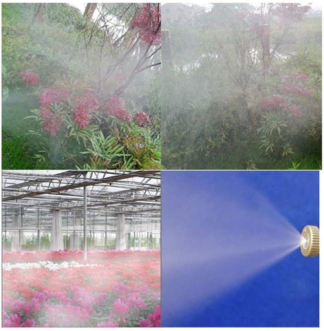 RESNSTAR outdoor misting system delivers consistent flow 80-145 ml/min.