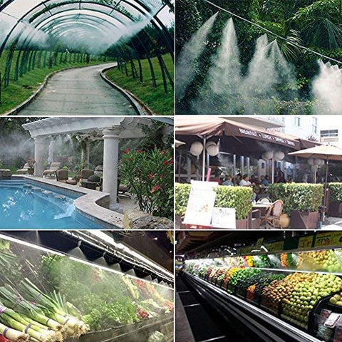 RESNSTAR greenhouse humidification image hints even spray distribution for lush grows