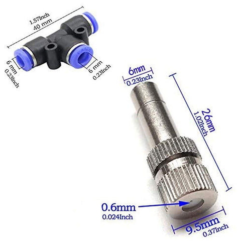 RESNSTAR misting nozzle cleanable design for simple maintenance.