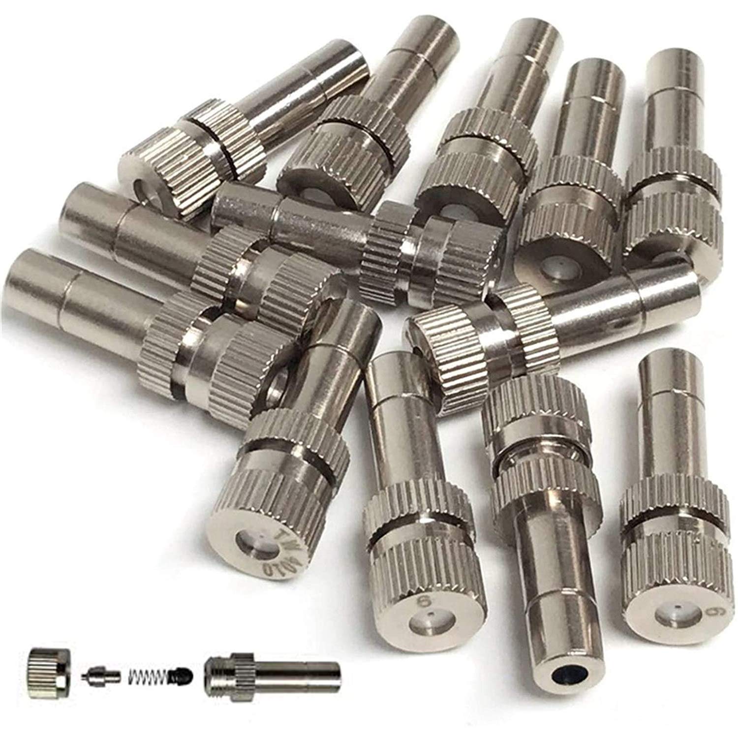 RESNSTAR misting nozzle plug-in for easy installation and cooling.