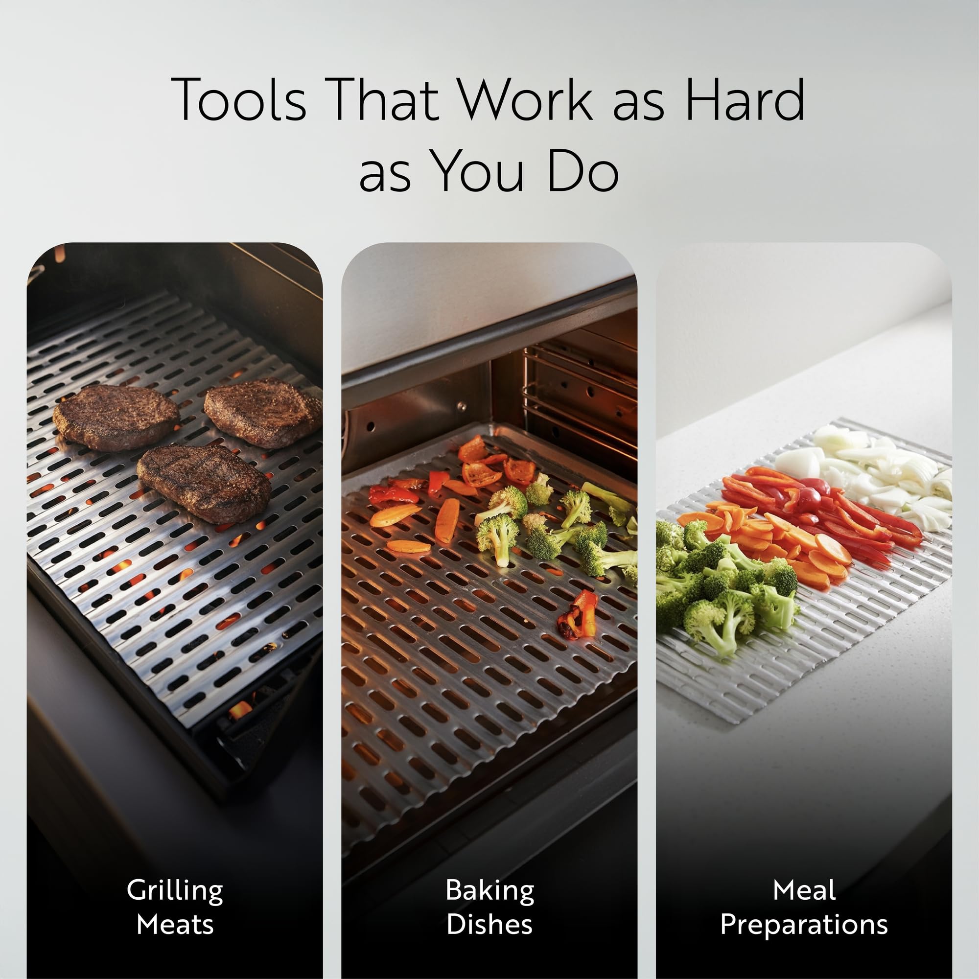 Restaurantware Foil Lux liner prevents sticking on grills for smooth grilling