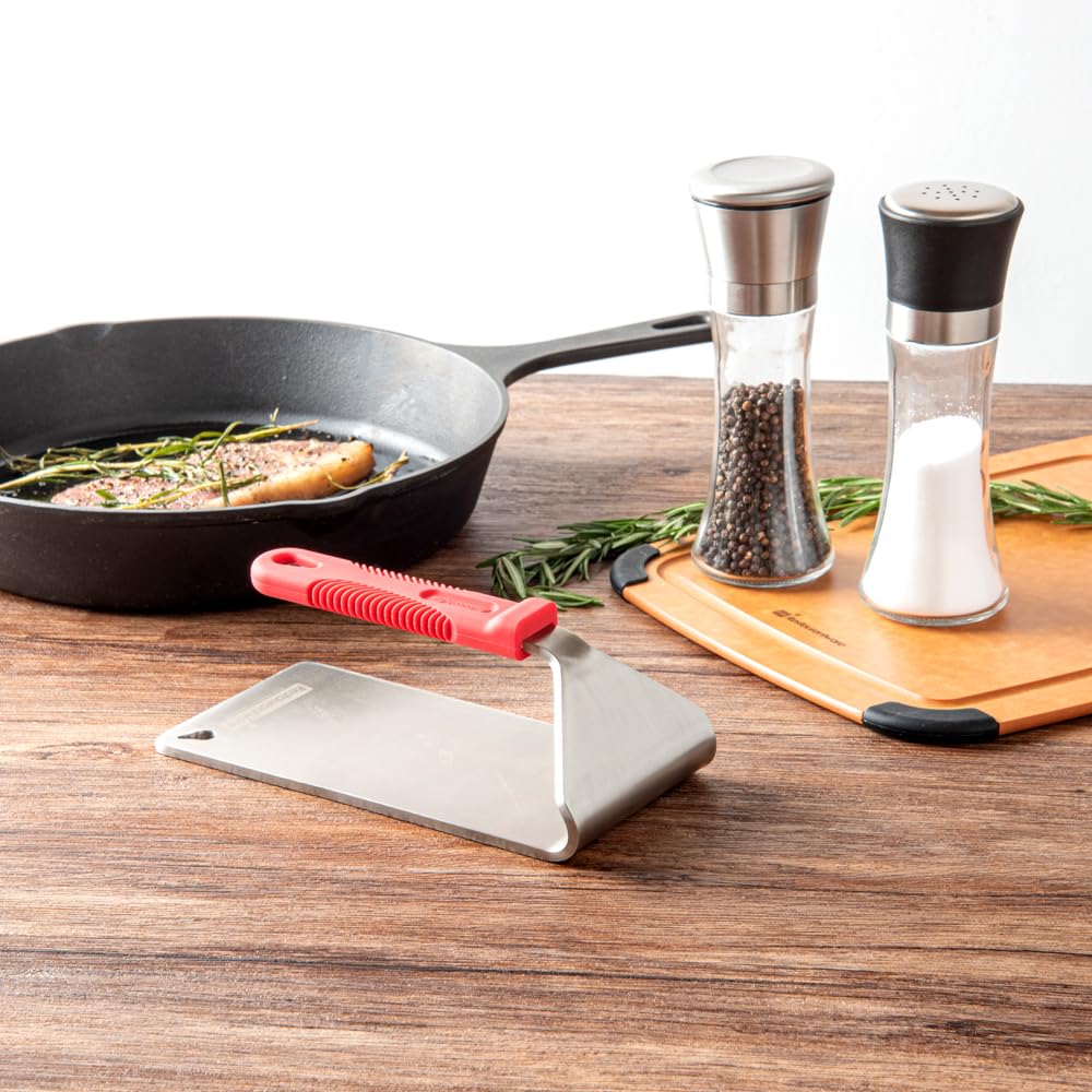 Restaurantware Met Lux steak press dishwasher-safe for quick cleanup