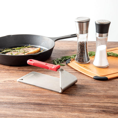 Restaurantware Met Lux steak press dishwasher-safe for quick cleanup