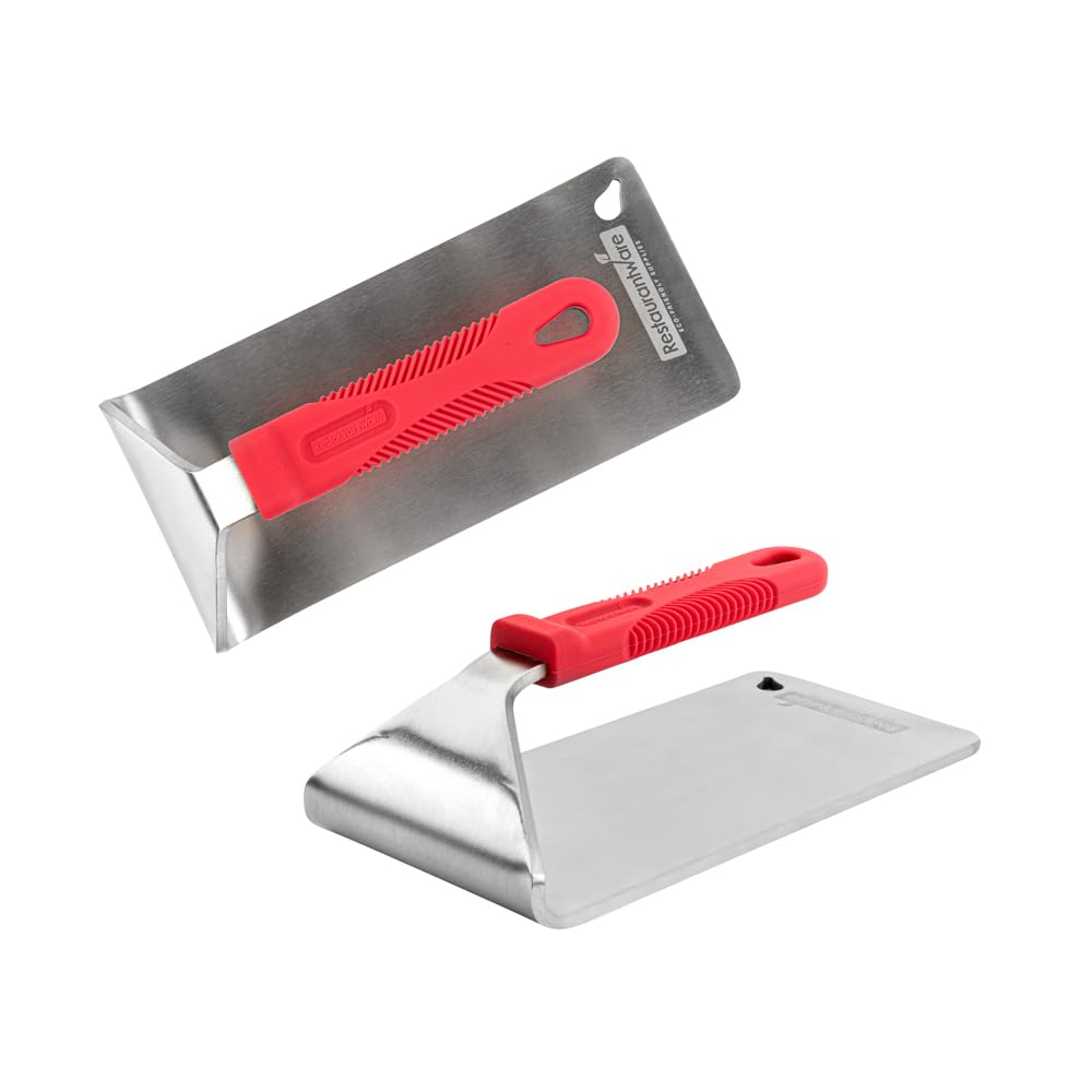 Restaurantware Met Lux steak press top view with flat bottom for even grilling