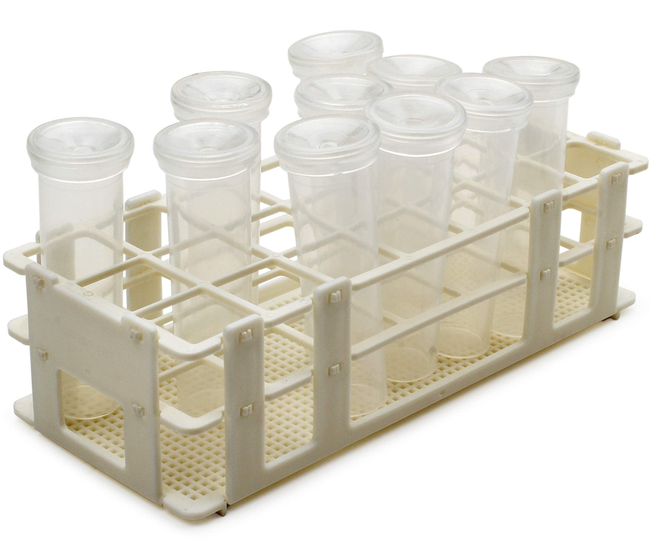 RESTCLOUD 60ml floral tubes in clear plastic for easy monitoring of feeding