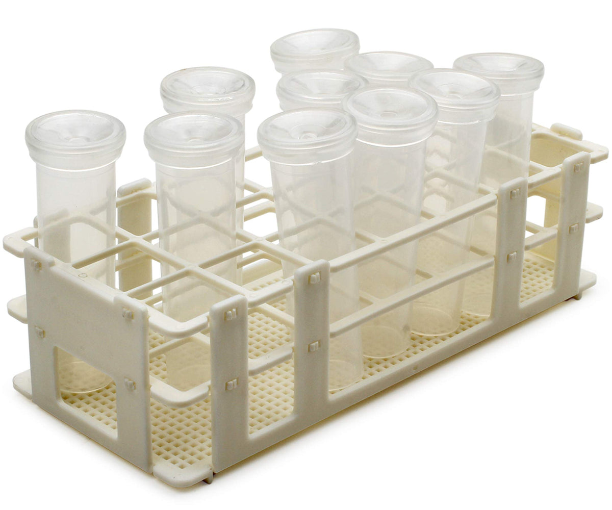 RESTCLOUD 60ml floral tubes in clear plastic for easy monitoring of feeding