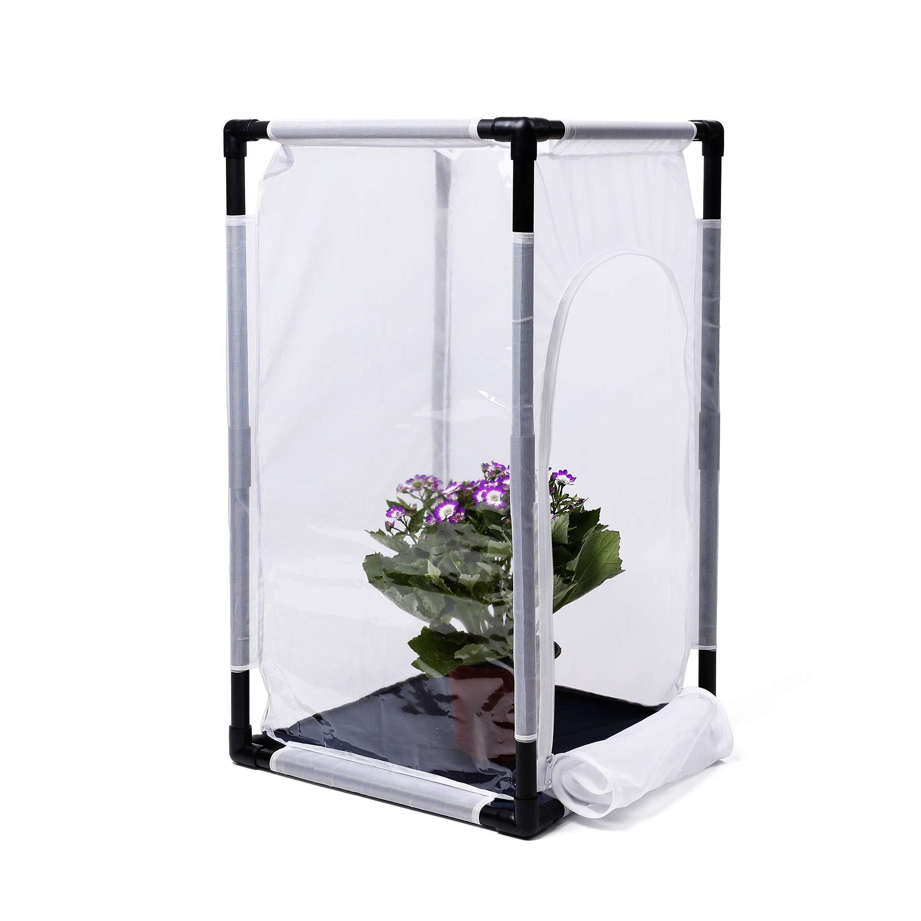 RESTCLOUD Monarch Cage frame assembly demonstrates durable PVC for outdoor use.