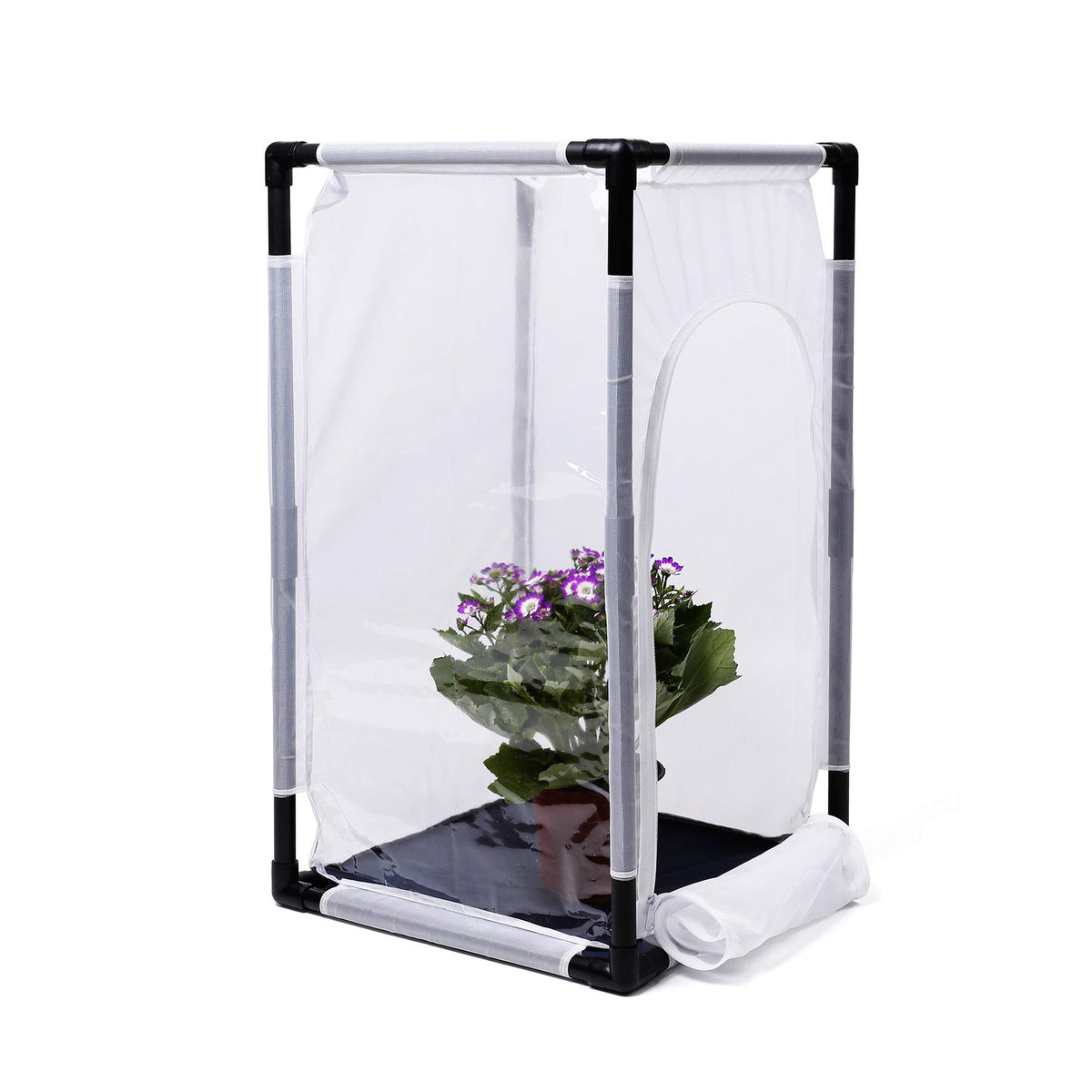 RESTCLOUD Monarch Cage frame assembly demonstrates durable PVC for outdoor use.