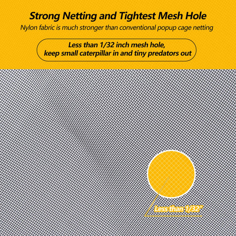 RESTCLOUD monarch habitat nylon fabric detail highlights weather resistance and durability.