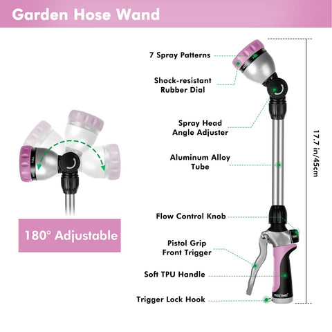 RESTMO 180-degree swivel head enables access to tight spots