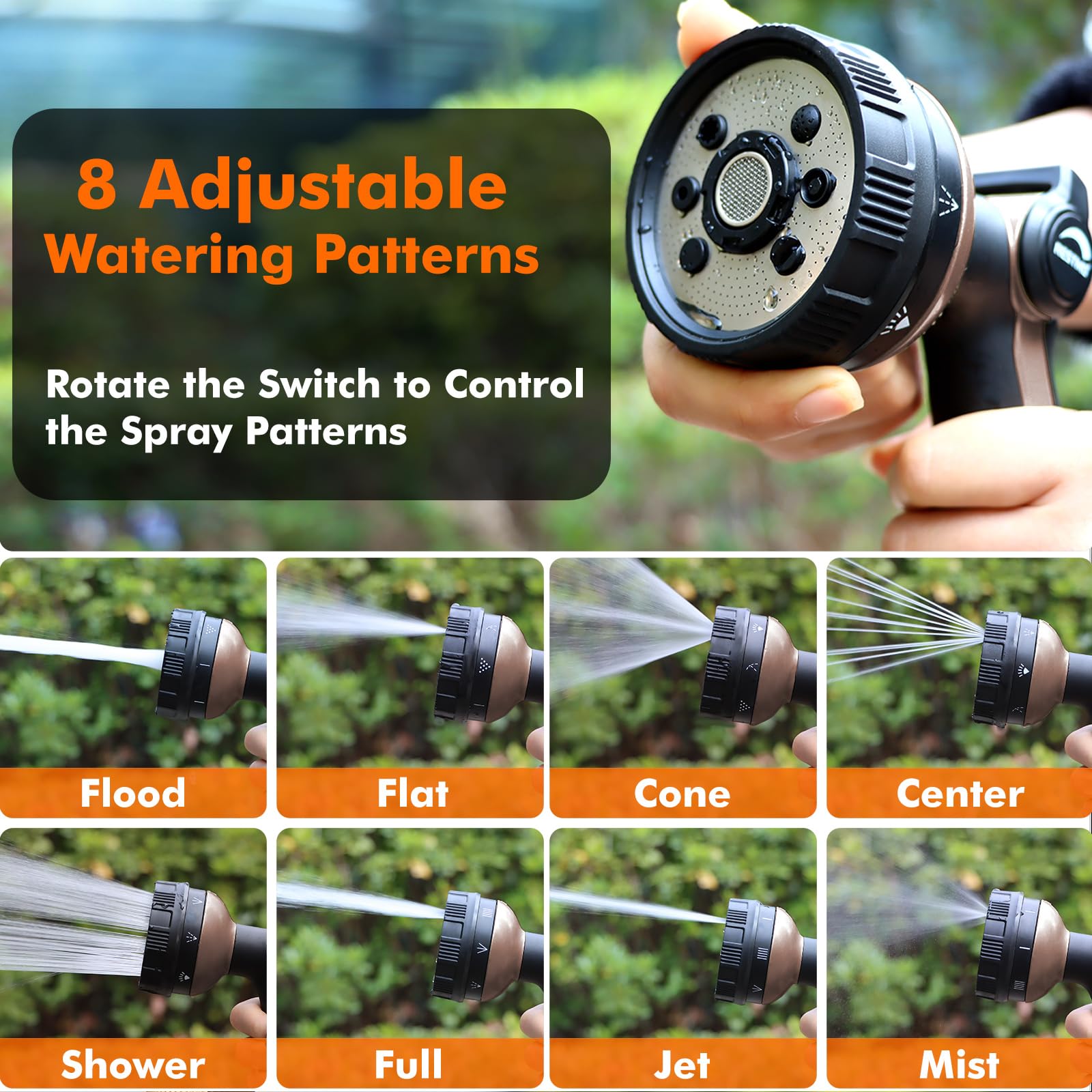 Restmo 3/4 inch GHT thread fits standard hoses for quick setup.