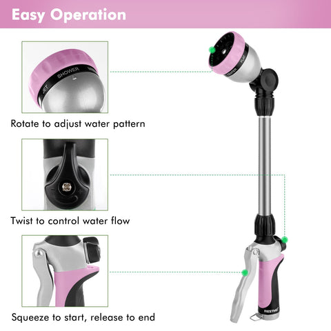 RESTMO seven-pattern sprayer for versatile garden care