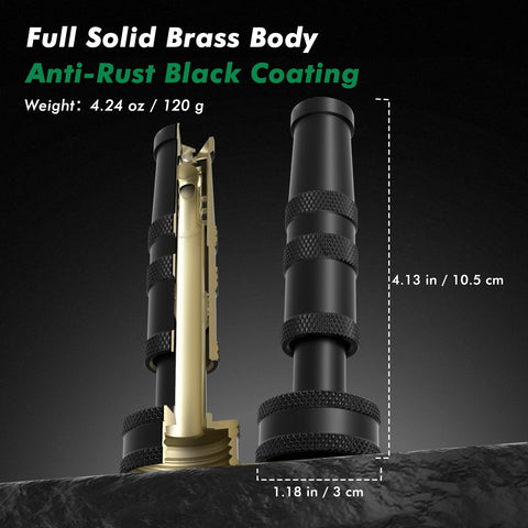 Restmo brass hose nozzle cone pattern ideal for plant care
