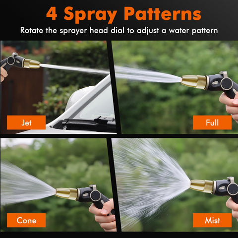Restmo ergonomic grip reduces hand fatigue during long watering sessions.