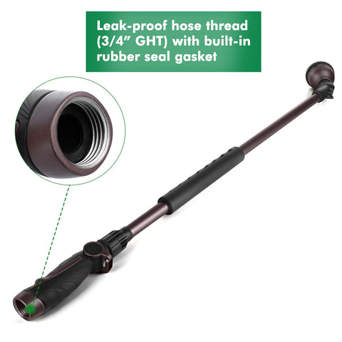 Restmo ergonomic soft-TPU handle wand reduces hand fatigue during use.