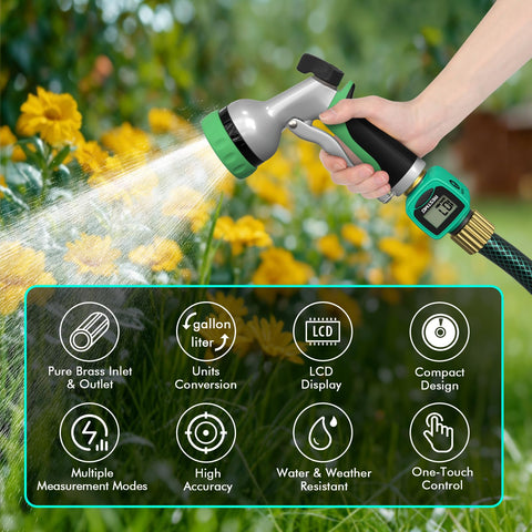 RESTMO flow meter mode buttons enable quick metric switching.