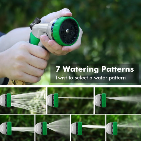 Restmo flow-control knob allows precise pressure for each pattern.
