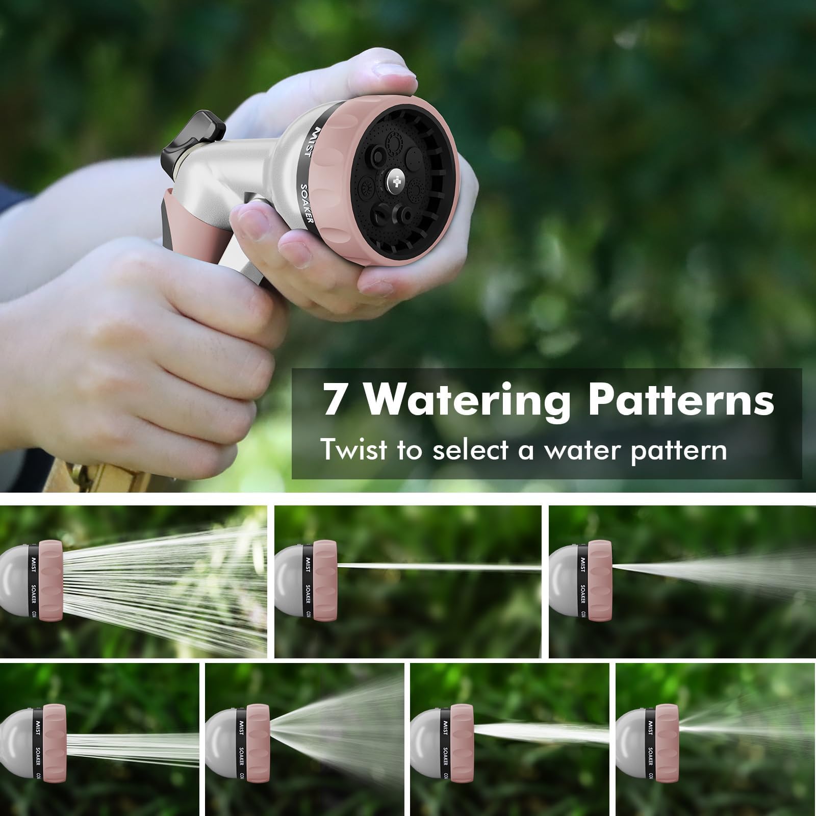 Restmo heavy-duty nozzle angled spray ideal for patio cleaning tasks.