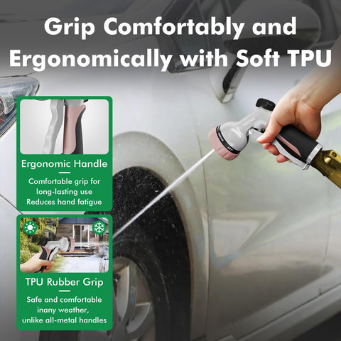 Restmo universal hose connection showing leak-free gasket washer for secure fit.