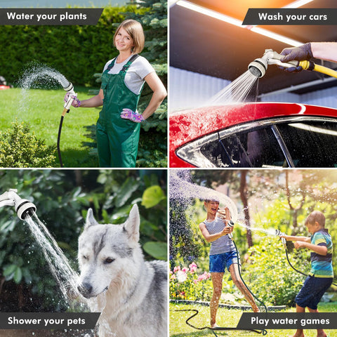 RESTMO nozzle ready for car or pet wash, demonstrating multi‑purpose power