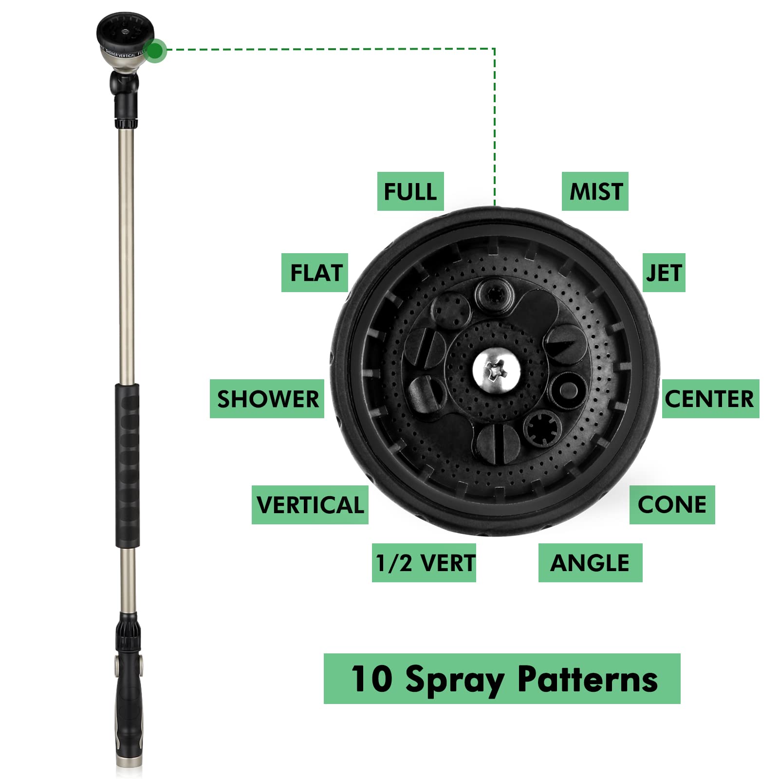 Restmo heavy-duty metal wand delivers durable, long-lasting performance