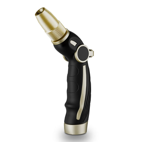 Restmo high-pressure hose nozzle sprayer delivers powerful jets for patio cleaning.