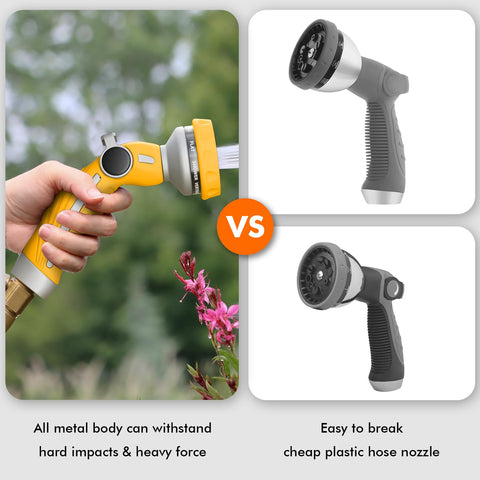 Restmo hose nozzle bronze finish resists wear for long-lasting use