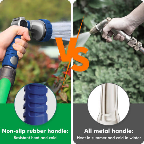Restmo Hose Nozzle cone pattern for targeted plant watering.