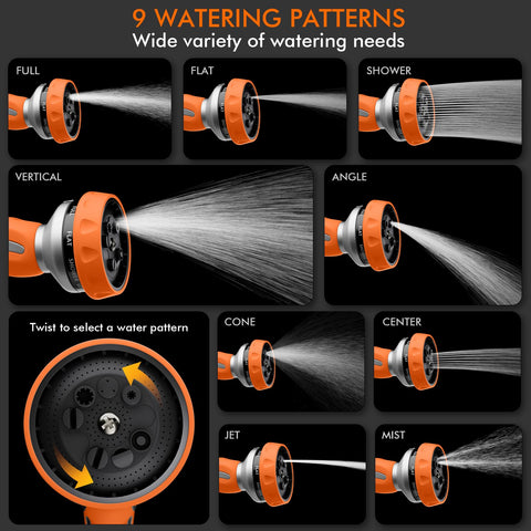 RESTMO ergonomic handle reduces hand fatigue during long watering sessions.