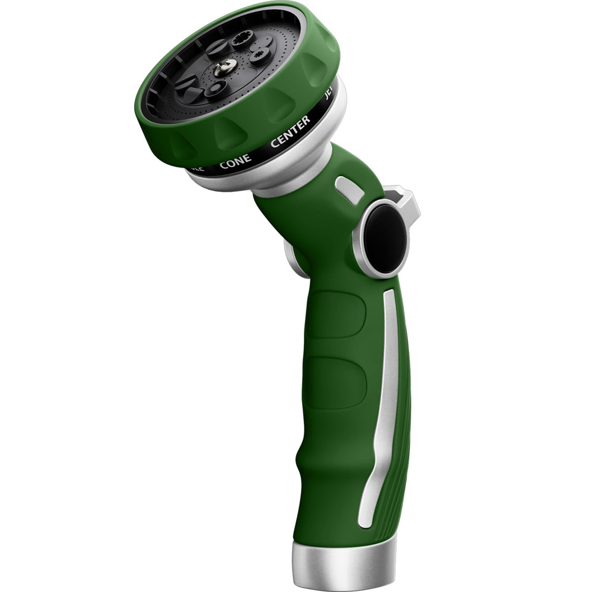 Restmo hose nozzle with heavy-duty metal body for reliable garden watering.