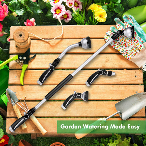 36-inch reach ideal for hanging baskets and high shrubs.