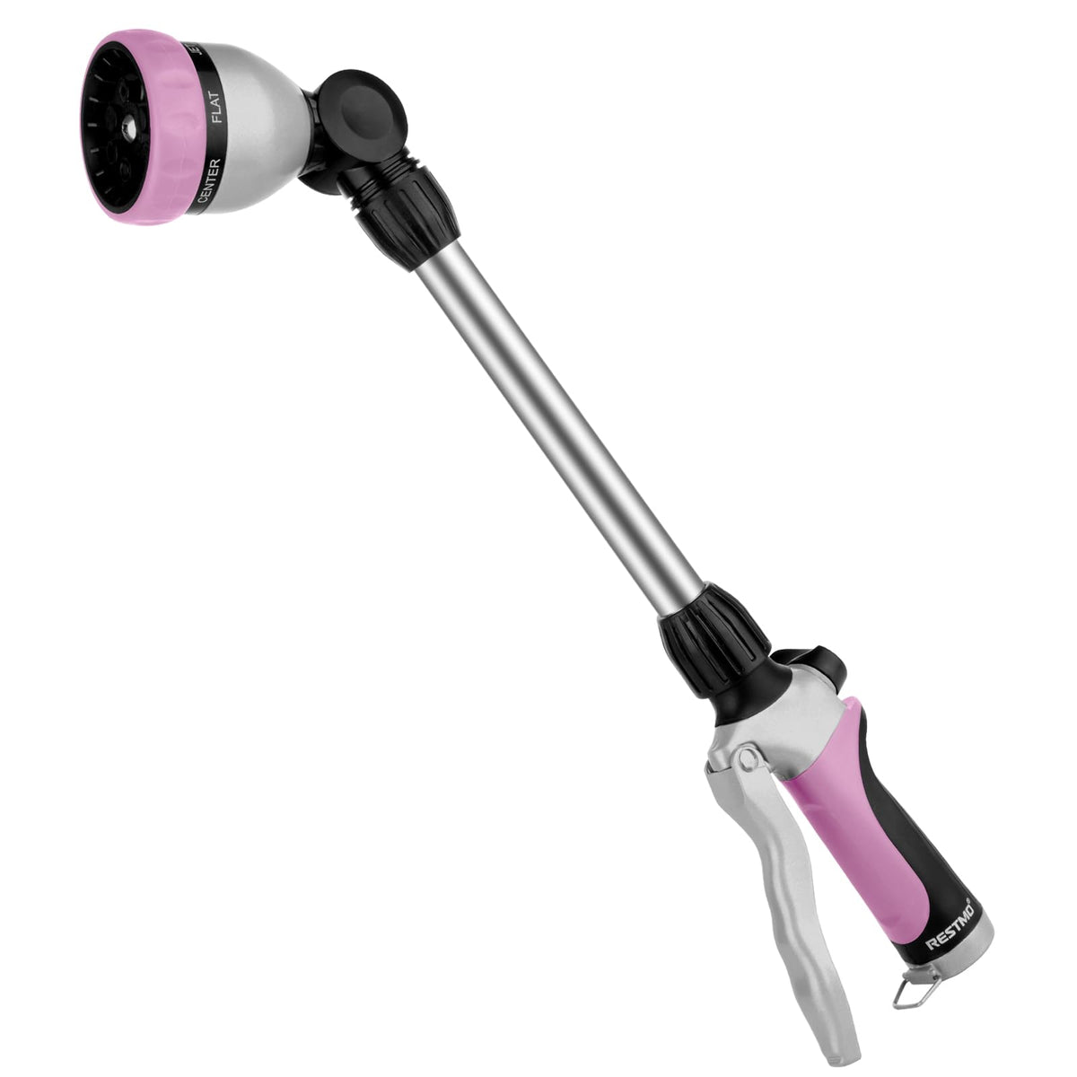 RESTMO metal watering wand 16-inch reach for easy watering