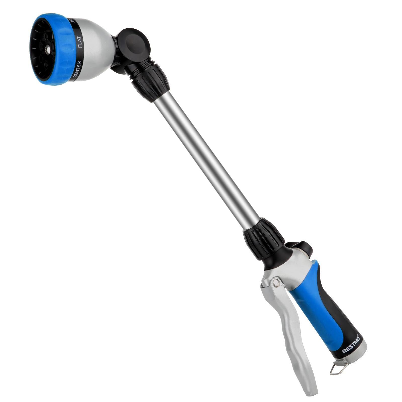 Restmo metal watering wand 16inch blue with a durable finish for long-lasting use.
