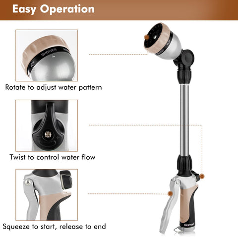 RESTMO ergonomic wand with soft TPU grip reduces hand fatigue