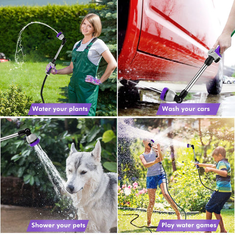 Restmo pistol grip with lock on watering wand for controlled watering sessions