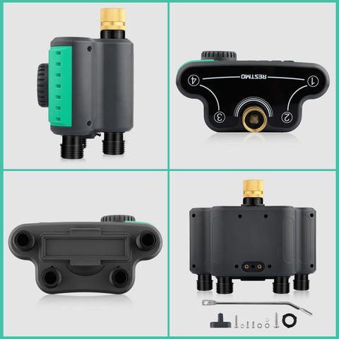 RESTMO versatile outdoor watering system for drip irrigation and lawn