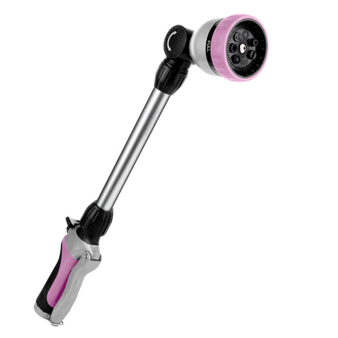 RESTMO pink watering wand adds visibility and style in the garden