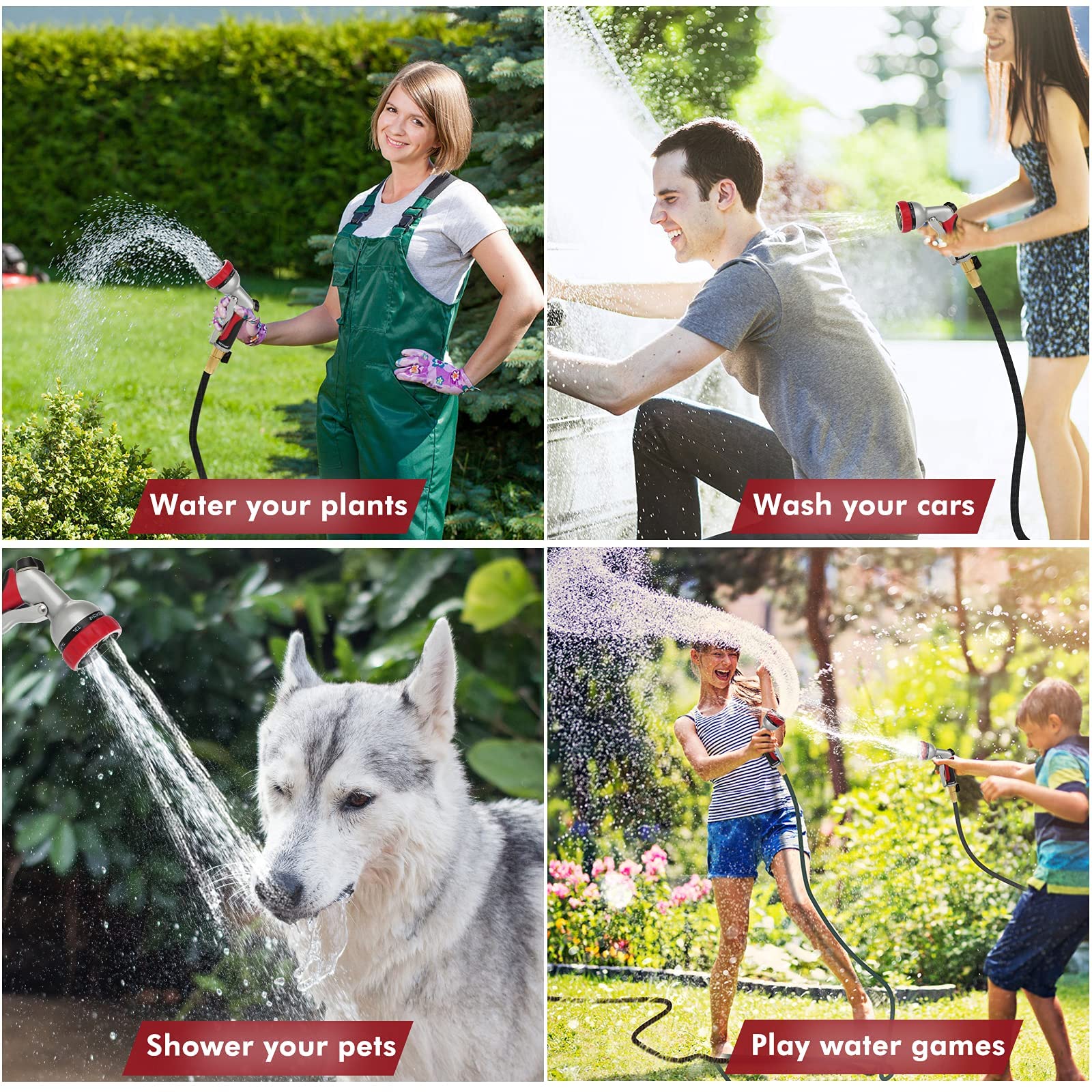 Restmo pistol-grip trigger provides comfortable one-handed control for chores